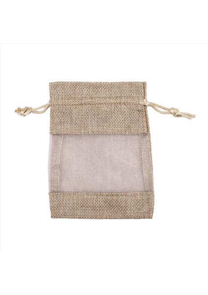 150 Adet Keten Organze Çantalar Çuval Bezi Büzgülü Kese Yılbaşı Leri Çanta Düğün Parti Çantaları 10X14CM (Yurt Dışından) modelleri