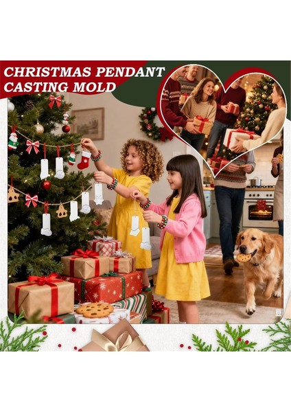 Noel Süs Silikon Kalıp 6-Cavity Silikon Castingtools Ev Dekor Çimento Kalıpları Çimento Alçı Parti Sanat (Yurt Dışından) indirimleri