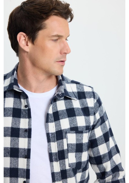 Erkek Slim Fit Dar Kesim Uzun Kollu Cepli Kareli Dama Desenli Kışlık Oduncu Gömlek fiyatları