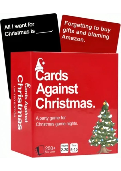 Noel&#39 E Karşı 2x Kartlar - Noel Oyunu Için Bir Parti Kart Oyunu Ev Partisi Için Gece Trivia Kart Oyunu (Yurt Dışından) fiyatları