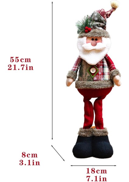 3pcs Noel Dekoratif Noel Bebekleri Ren Geyiği Noel Baba Ayakta Bebek Yeni Yıl Süs Noel Merry Christmas (Yurt Dışından) fiyatları