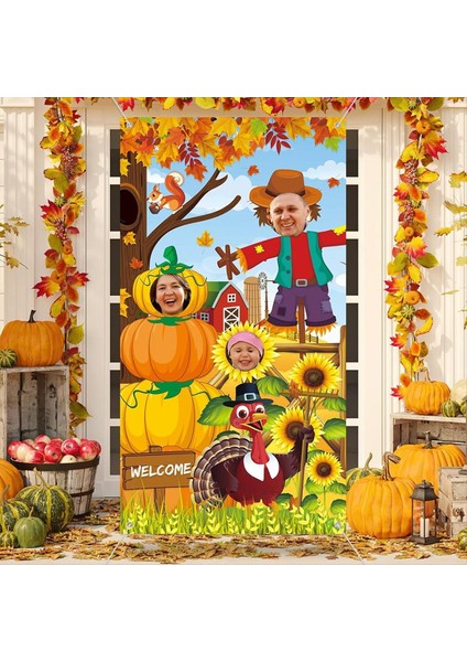 Sonbahar Fotoğraf Dalgaları Sonbahar Festivali Dekorasyonları, Kabak Fotoğraf Kabini Iç Mekan Dış Mekan Dekoru Için (Yurt Dışından) fiyatları