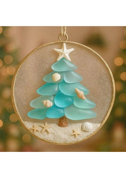 Kıyı Noel Süsleri Akrilik Noel Kıyı Süsleme Plaj Temalı Kolye Pencere Duvar Oturma Odası Tatil B Için (Yurt Dışından) fiyatları