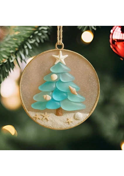 Kıyı Noel Süsleri Akrilik Noel Kıyı Süsleme Plaj Temalı Kolye Pencere Duvar Oturma Odası Tatil B Için (Yurt Dışından) fırsatları