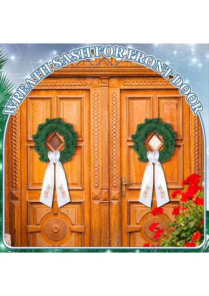 Ön Kapı Için Çelenk Kanat Boş Beyaz Çelenk Kanat Nakış Nakış Parti Noel Için Düz Boşluklar 4 Adet (Yurt Dışından) indirimleri