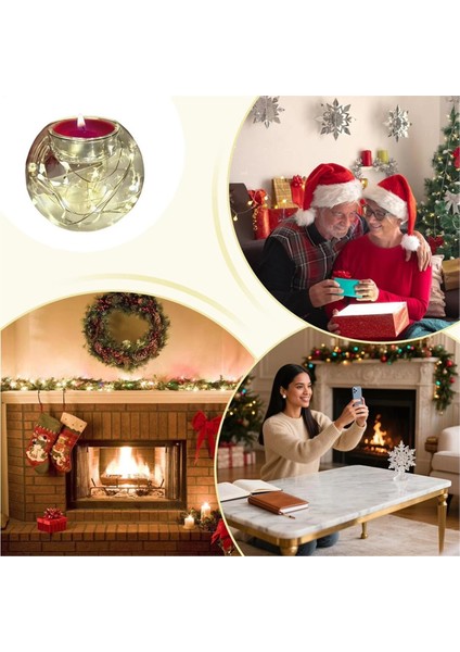 Yüzen Mumluk Yarı Saydam Cam Isı Noel Dekoratif Mumlar Parti Ağacı Düğün Için Mumluk Kapalı Açık (Yurt Dışından) indirimleri