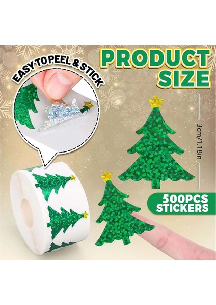 Noel Çıkartmaları 500 Parça Su Geçirmez Kendinden Yapışkanlı Çıkartmalar Noel Kendinden Yapışkanlı Çıkartmalar Süslemeleri Için Dıy Zanaat (Yurt Dışından) fiyatları