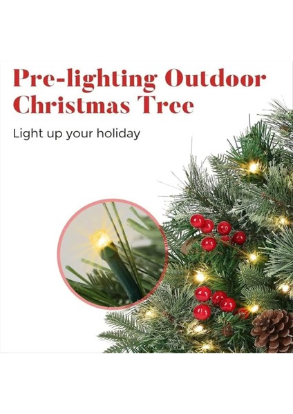 Noel Urn Dolgu Dış Hafta Up Ekici Dolgu Aile Toplantıları Için Tripod Gürül Tatil Dekorasyonu Bahçe B (Yurt Dışından) fiyatları