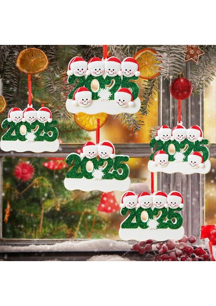 2025 Kişiselleştirilmiş Aile Noel Süsleri Özel Ad Metinli Aile Noel Ağacı Süsü 6 Kişilik Aile (Yurt Dışından) indirimleri
