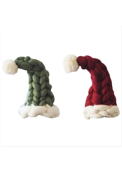 2 Adet Noel Şişe Kapağı Sevimli Şarap Şişesi Kolu Noel Baba Şarap Şişesi Kapağı Pratik Dekorasyon Noel Şarap Şapka (Yurt Dışından)