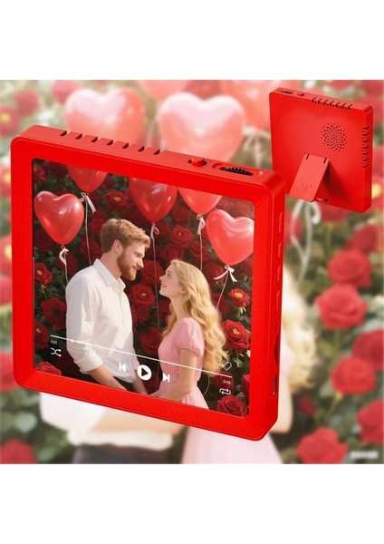 Müzik Fotoğraf Çerçevesi Kişiselleştirilmiş Müzik Buzdolabı Mıknatısı Oynatma ve Kayıt Manyetik Masaüstü Resim Dekorasyonu (Yurt Dışından) fiyatları