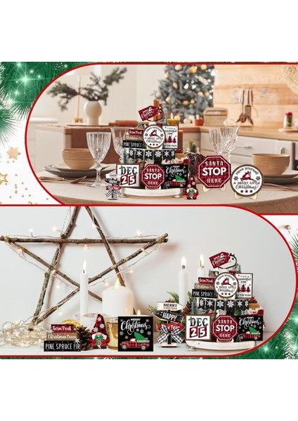 15 Parçalı Noel Süslemeleri Katmanlı Tepsi Süslemeleri Kış Kar Tanesi Noel Süslemeleri Noel Katmanlı Tepsi (Yurt Dışından) modelleri