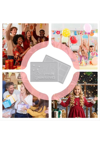 Silikon Para Tutucu Kalıp 2 Parça Şablonlar Çorap Noel Para Zarf Kalıp Alçı Reçine Kil A (Yurt Dışından) modelleri