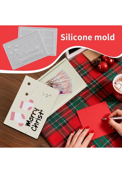 Silikon Para Tutucu Kalıp 2 Parça Şablonlar Çorap Noel Para Zarf Kalıp Alçı Reçine Kil A (Yurt Dışından) fırsatları