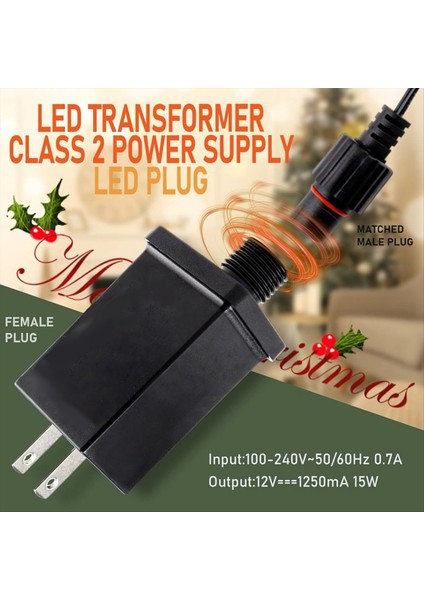 2pcs Yedek Yard Şişirilebilir Adaptör 12V 1A, Sınıf 2 Güç Kaynağı 9.84FT Uzatma Kablosu Abd Fişi (Yurt Dışından) fırsatları