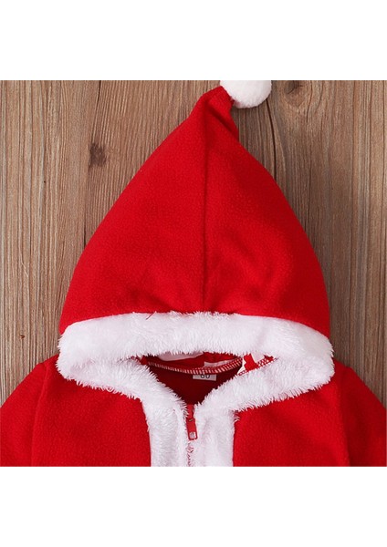 Noel Kapüşonlular Çocuklar Noel Baba Kapşonlu Ceket Pelerin Palto Kemer ile Cosplay Şenlikli Noel Kıyafetleri Çocuklar Için 110 (Yurt Dışından) indirimleri