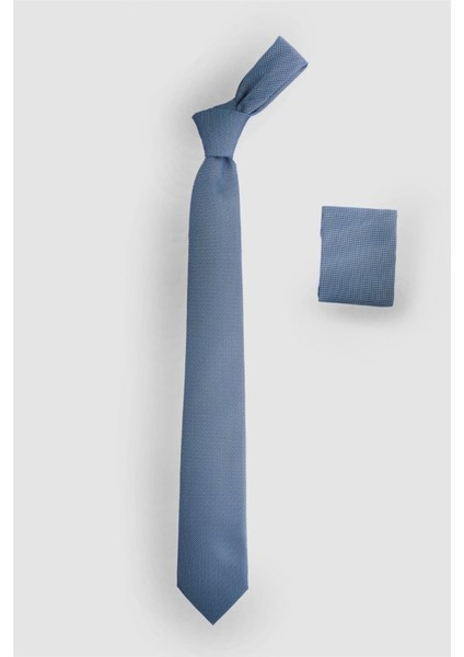 Düz Cep Mendilli Mavi Erkek Kravat fiyatları