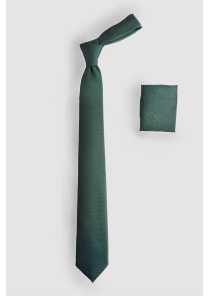 Düz Cep Mendilli Yeşil Erkek Kravat fiyatları