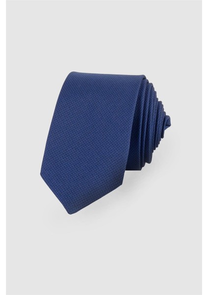 Kendinden Desenli Düz Erkek İndigo Kravat fiyatları