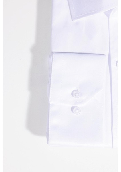 Büyük Beden Saten Erkek Beyaz Gömlek fırsatları