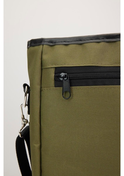 Unisex Ayarlanabilir Çapraz Askılı Haki Postacı Omuz Çantası fırsatları