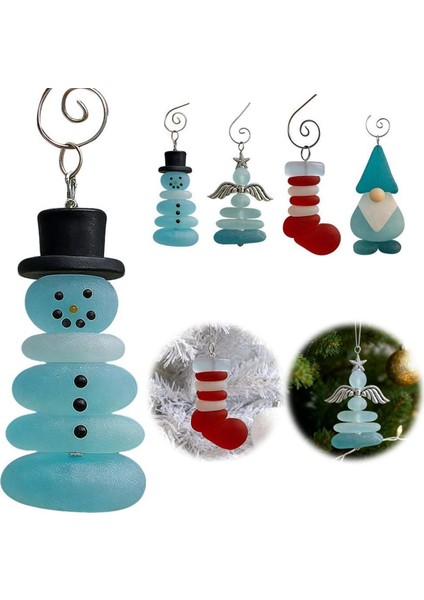 Noel Kıyı Süsleri Noel Ağacı Dekoru Deniz Kar Adamı Ağaç D Için Noel Süs Seti (Yurt Dışından) modelleri