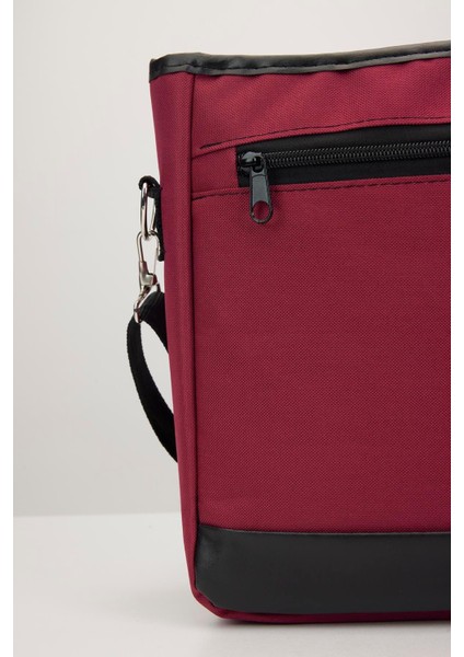 Unisex Ayarlanabilir Çapraz Askılı Bordo Postacı Omuz Çantası fırsatları