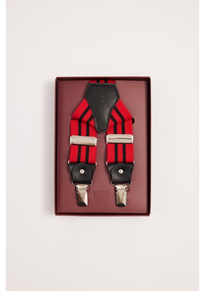 Erkek Bordo Pantolon Askısı fırsatları