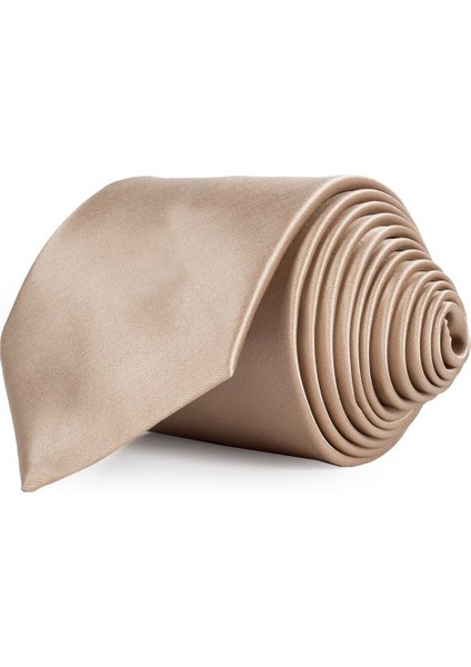 Düz Klasik Cep Mendilli Kahverengi Erkek Kravat fiyatları