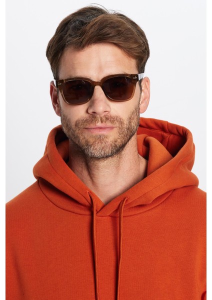 Unisex Oversize Geniş Kesim Pamuklu Yumuşak Dokulu Basic Kiremit Renk Kapüşonlu Sweatshirt modelleri