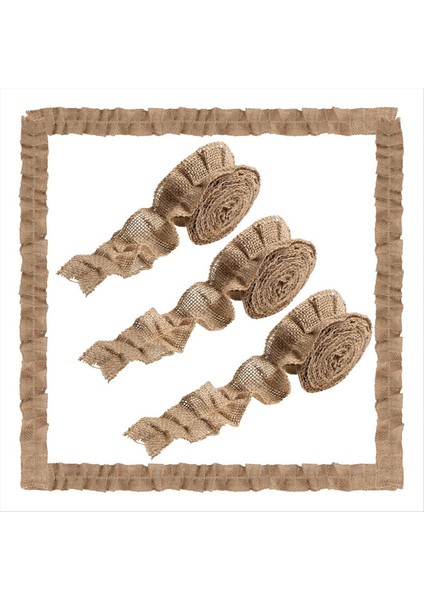 6 Rulo Fırfırlı Bülten Tahtası Sınırları Sınıf Dekoru Çiftlik Evi Sınıfı Dekor Çuval Bezi Bülten Sınırları (Yurt Dışından) fiyatları