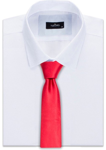 Düz İnce Kırmızı Erkek Kravat fırsatları