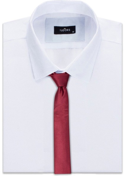 Düz İnce Bordo Erkek Kravat fırsatları