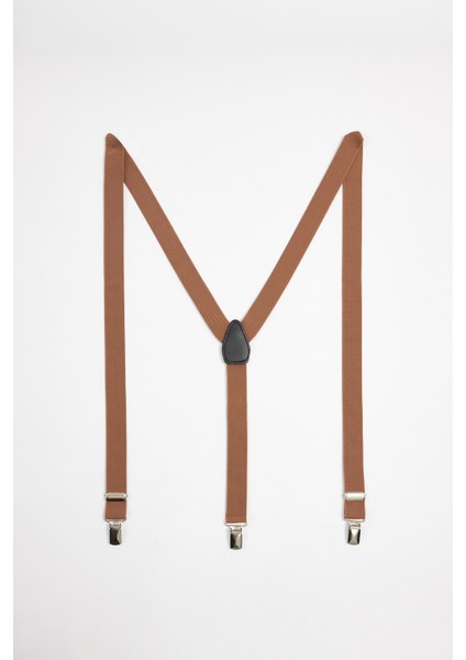 Erkek Düz Ince Altın Renk Pantolon Askısı modelleri