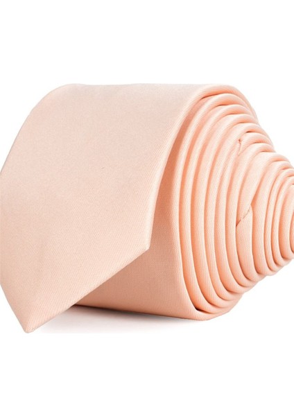 Düz İnce Turuncu Erkek Kravat