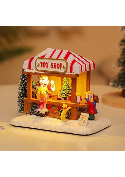 Noel Müzik Evi Noel Müzik Evi Işıklı LED Masaüstü Süsleri Noel Süsleri Noel Süsleri (Yurt Dışından) modelleri