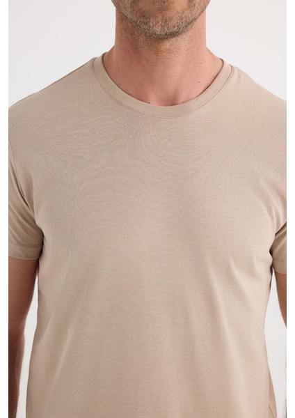 Unisex Slim Fit Dar Kesim %100 Pamuk Yumuşak Dokulu Taş Bisiklet Yaka Tişört modelleri