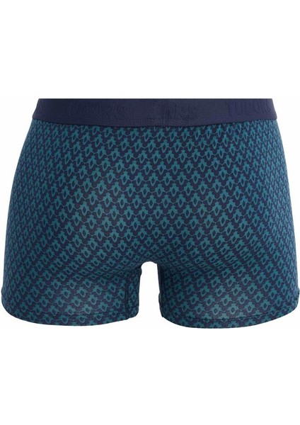 Erkek 3'lü Pamuk Likralı Esnek Kumaş Boxer fırsatları