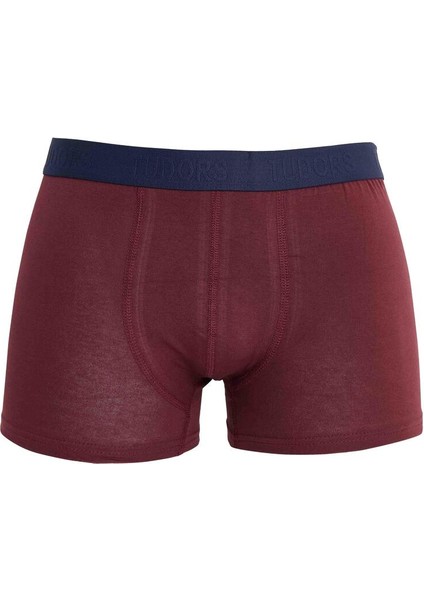 Erkek 3'lü Pamuk Likralı Esnek Kumaş Boxer