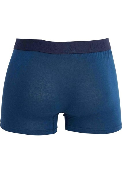 Erkek 3'lü Pamuk Likralı Esnek Kumaş Boxer fırsatları