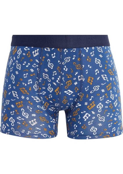 Erkek 3'lü Pamuk Likralı Esnek Kumaş Boxer modelleri