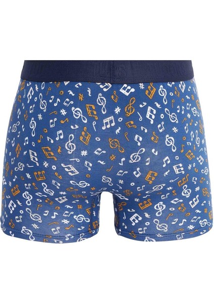 Erkek 3'lü Pamuk Likralı Esnek Kumaş Boxer fırsatları