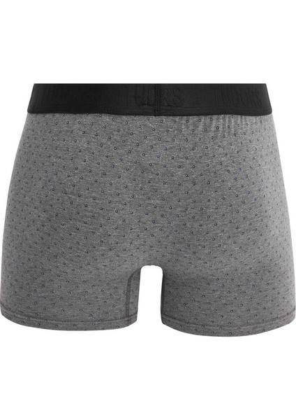 Erkek 3'lü Pamuk Likralı Esnek Kumaş Boxer indirimleri