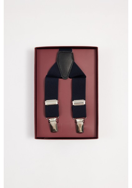 Erkek Düz Ince Lacivert Pantolon Askısı fırsatları