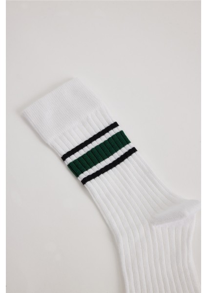 Unisex Çizgili Kolej Tenis Çorabı modelleri