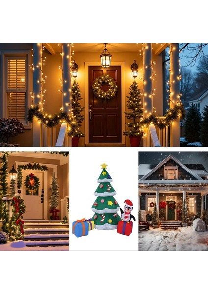 Şişme Noel Ağacı 5 9ft Işıklı Tatil Partisi Havaya Uçurmak Noel Ağacı Şişme Açık Hava Süslemeleri Ab (Yurt Dışından) fırsatları