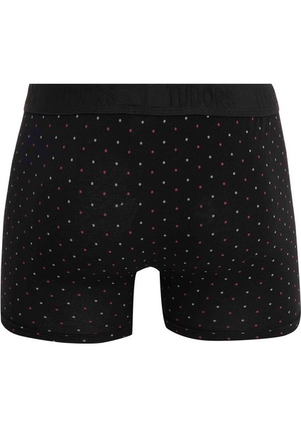 Erkek 2'li Pamuk Likralı Esnek Kumaş Boxer indirimleri