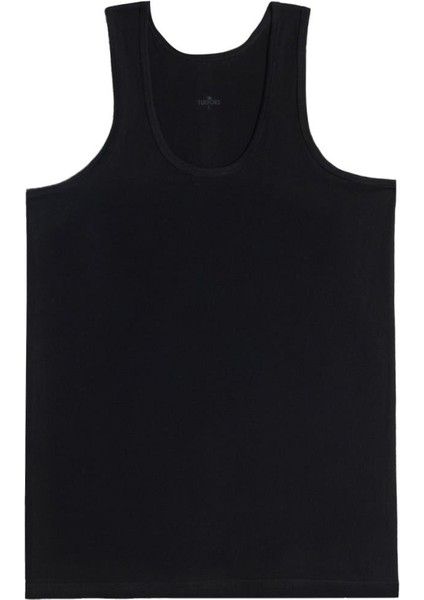 2 Adet Compact Penye Siyah-Beyaz Erkek Atlet Pamuklu Standart Fit Normal Kesim 2'li Paket fiyatları