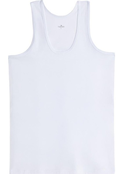 2 Adet Compact Penye Siyah-Beyaz Erkek Atlet Pamuklu Standart Fit Normal Kesim 2'li Paket modelleri