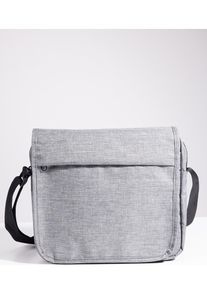 Unisex Ayarlanabilir Çapraz Askılı Gri Postacı Omuz Çantası fırsatları
